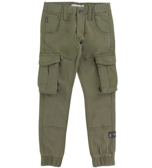 Name It Deep Lichen Green Ryan Cargo Twill Bukser Noos 152