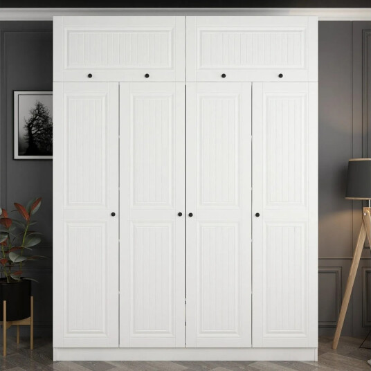 Fruitland Garderobe 180 cm - Hvit