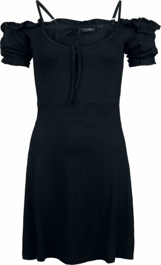 Gothicana by EMP Goth Kort kjole Off Shoulder Kjole S til XXL Damer svart