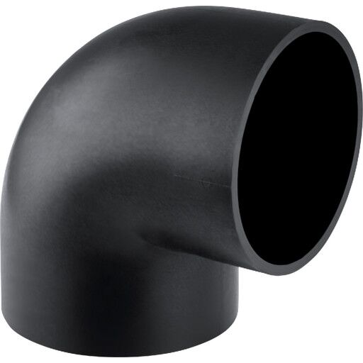 Geberit 160 mm Bøy 88,5° Svart PEH