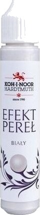 Koh-I-Noor Pisak Med Perleeffekt Hvit 30 Ml