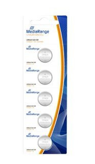 Mediarange 5-pack CR1620 3V Lithium Knappecellebatterier 65mAh Mediarange 5-pack CR1620 3V Lithium Knappecellebatterier 65mAh