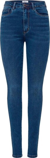 Only Dame Jeans Blå M L32,