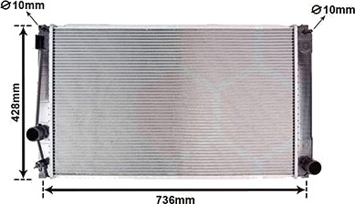 VAN WEZEL 53002419 Radiator motorkjøling