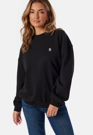 Dr. Denim Kenan Sweatshirt Black Dd Global L Dr. Denim Kenan Sweatshirt Black Dd Global L