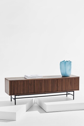 Jotex Tvmøbel MDF/Stål Valnøttfinér Rue 2122521010 Jotex Tvmøbel MDF/Stål Valnøttfinér Rue 2122521010