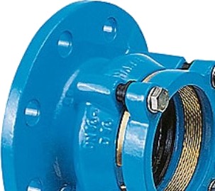 Flangemuffe Dn200-225Mm Trækfast På Pe+Pvc. Hawle2000