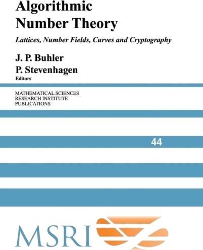 Algorithmic Number Theory