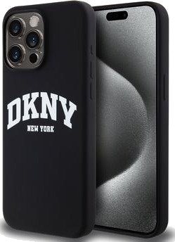iPhone 15 Pro Max DKNY Liquid Silicone Arch Logo Case - MagSafe-kompatibel - Svart