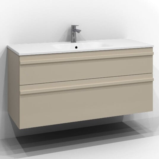 Svedbergs Poem List Servantskap D45 med 2 Skuffer Sand / 120cm