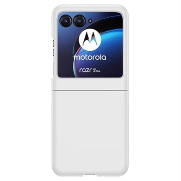 Motorola Razr 40 Ultra Plast Deksel Hvit