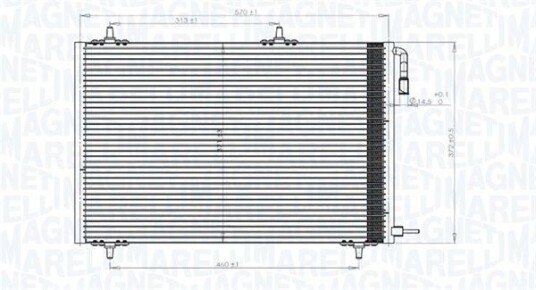 Kondensator MAGNETI MARELLI 350203816000