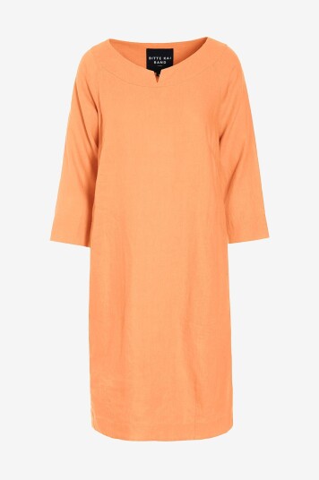 Bitte Kai Rand   Kjole i lin Lazy Linen   Orange