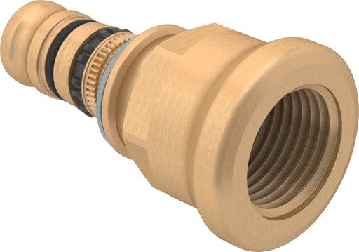 Geberit Mepla Overgang Med Indvendigt Gevind D=16 Mm Rp=3/8" - (10 Stk.)