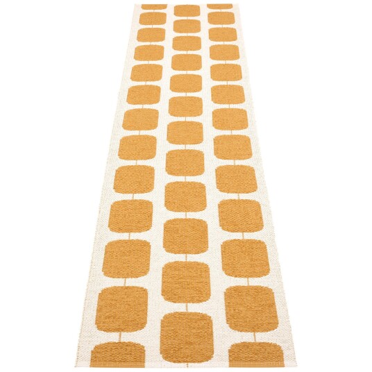 Pappelina Gulvteppe Sten 70 x 300 cm. ochre/vanilla