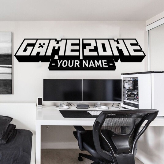 Wallstickers  Game Zone / Personlig Tilpasset