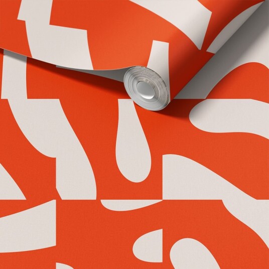 Namly Design Kontaktpapir Abstrakt Orange Design / Peel and Stick CPRSS2232816117