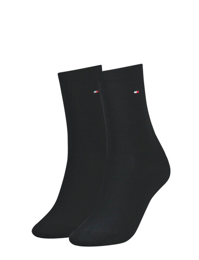 Tommy Hilfiger Th Women Sock Casual 2P Black 39 42