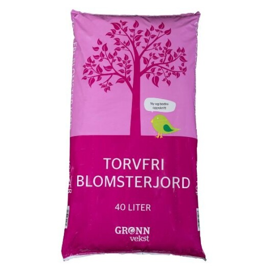 Torvfri Blomsterjord - Til plantekasse 80cm