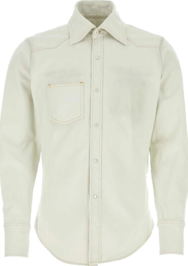 Maison Margiela Herre Skjorter Hvit L,