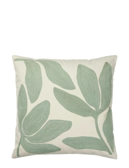 Broste Copenhagen Herbert Cushion Cover Green L 50CM Broste Copenhagen Herbert Cushion Cover Green L 50CM