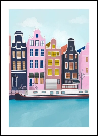 Amsterdam Poster Plakat / 40x50cm