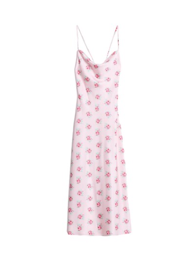 Holzweiler Eila Print Dress Kjole Rosa Mønster 40 Holzweiler Eila Print Dress Kjole Rosa Mønster 40