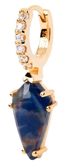 PDPAOLA Naoki Sodalite Øredobber Single 18 kt. Gullbelagt sølv PG01-693-U - Dame - 925 sterling silver