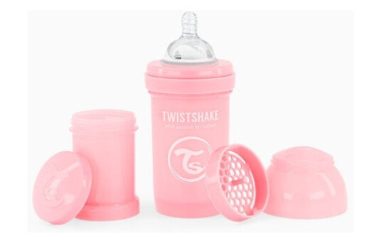 Twistshake Anti-Colic Baby Bottle Pastel Pink 180 ml Twistshake Anti-Colic Baby Bottle Pastel Pink 180 ml