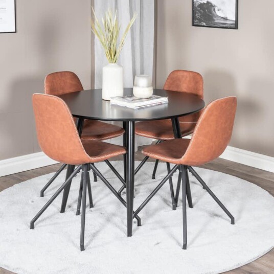 Venture Home Spisegruppe Venture Home Plaza med 4stk Polar Stoler GR24119