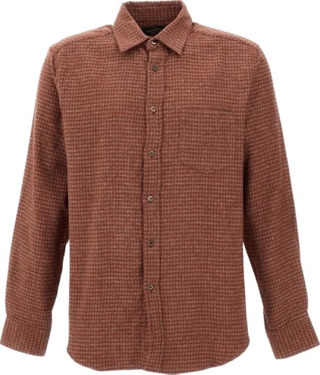 Portuguese Flannel, Herre, Skjorter, Brun, S,