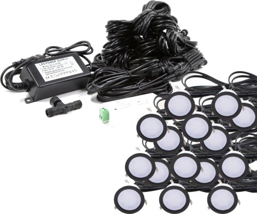 Light By Juhl Cosmos undergrunnsspotlight Zigbee svart 15 pk