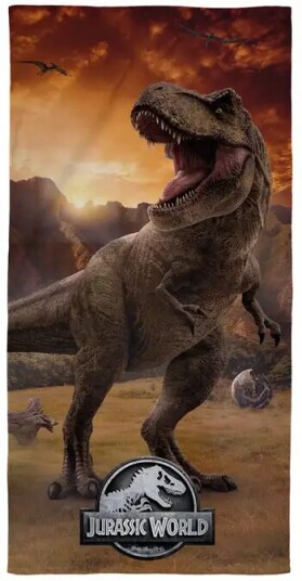 Licens Badehåndkle - Dinosaur - 70x140 cm - Jurassic World Licens Badehåndkle - Dinosaur - 70x140 cm - Jurassic World