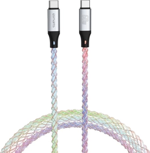 4Smarts 541440, 1,5 M, Usb C, Usb C, 4,8 Gbit/Sek, Flerfarget