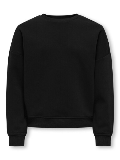 Kids Only Sweat Life Long Sleeve Crew Oversize Sweat Sort 110/116