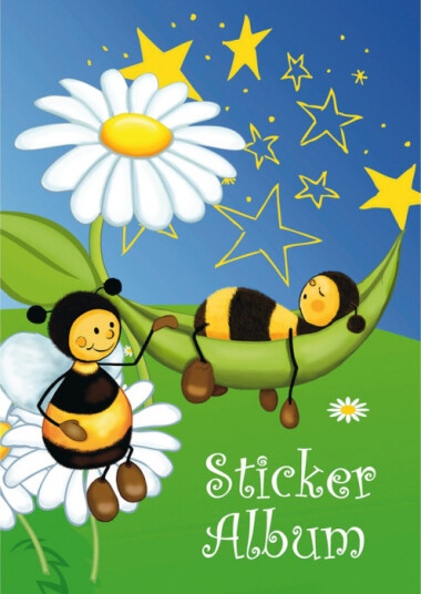HERMA Sticker album Bees Meadow A5 (16 pages blank)