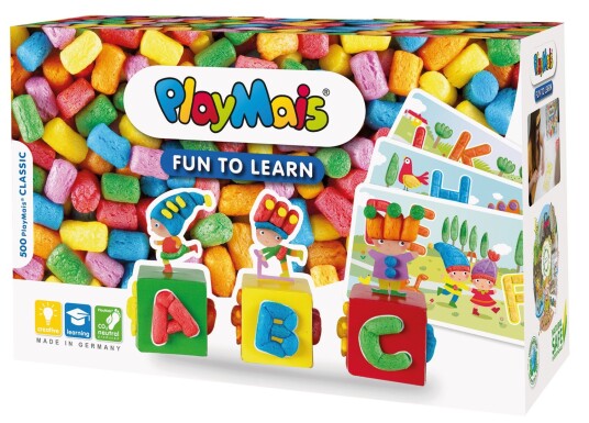 Playmais Classic Fun To Learn ABC 500 stk Playmais Classic Fun To Learn ABC 500 stk