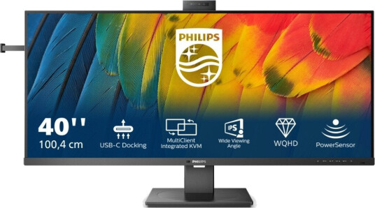 Philips 40" 5000 Series UWQHD Skjerm med USB-C og KVM Switch
