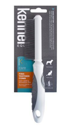 Dogman Kennel Equip Fine-Toothed Comb Metal 21.5 cm
