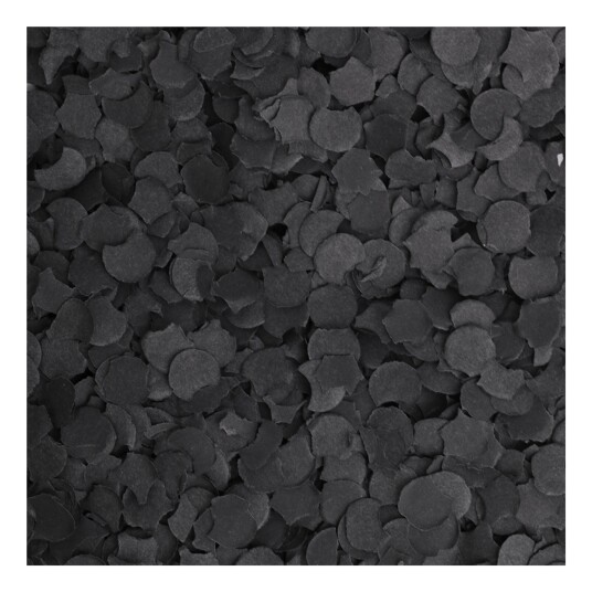 Folat BV Konfetti Rund Svart - 1 kg