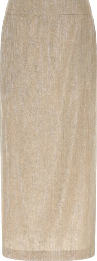 Peserico Dame Skjørt Beige M,