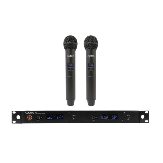 Audix Ap42 Dobbelt Trådløst System 2x Om2 Bånd B = 554mhz-586mhz