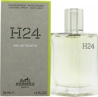 Hermès H24 Eau de Toilette 50ml - Aromatisk duft for menn, etterfyllbar Hermès H24 Eau de Toilette 50ml - Aromatisk duft for menn, etterfyllbar