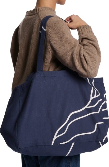 The Organic Company Reconnect Tote Bag Navy 45X 35X 20CM