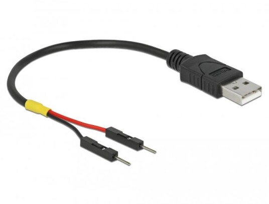 Delock USB/Strømkabel USB Til 2 Pin Header 0.1m Delock USB/Strømkabel USB Til 2 Pin Header 0.1m