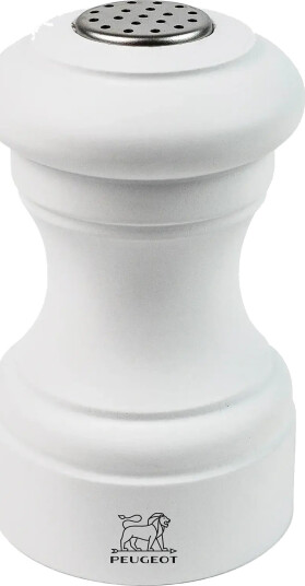 Peugeot Bistro Saltbøsse Mat Hvid 9Cm   White   9 CM