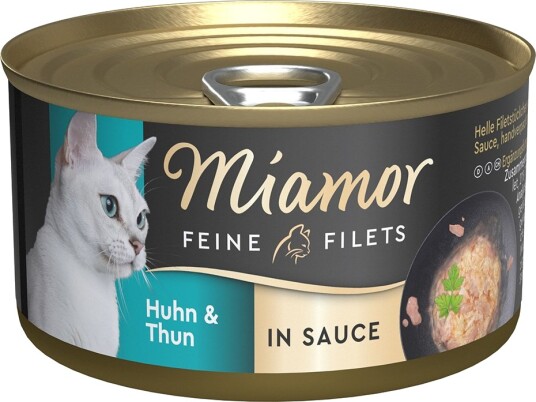 Miamor Våtfôr Fine Fileter I Saus Og Tunfisk Kylling 24 X 85 G