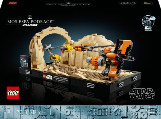 LEGO Star Wars Diorama med Mos Espa-podrace 75380 LEGO Star Wars Diorama med Mos Espa-podrace 75380