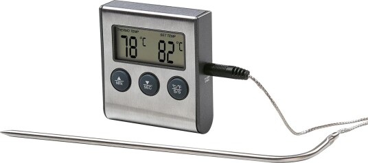 Xavax 00111381 Digital steketermometer med timer og kabelsensor