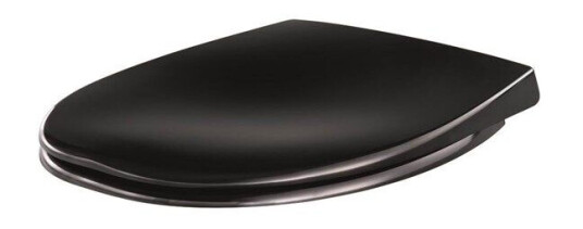 Pressalit scandinavia plus toiletseat with sc and lo black